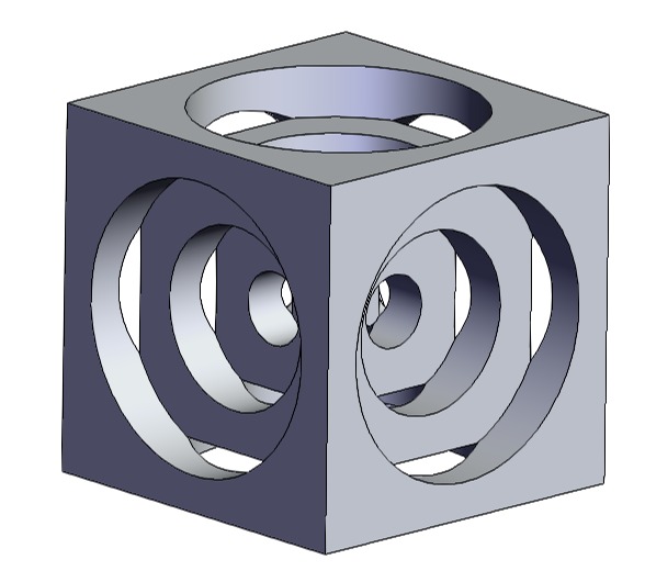 SOLIDWORKS模型下载--立方体盒