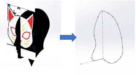教你快速绘制3D猫面具灵感来自《想哭的我戴上了猫的面具》