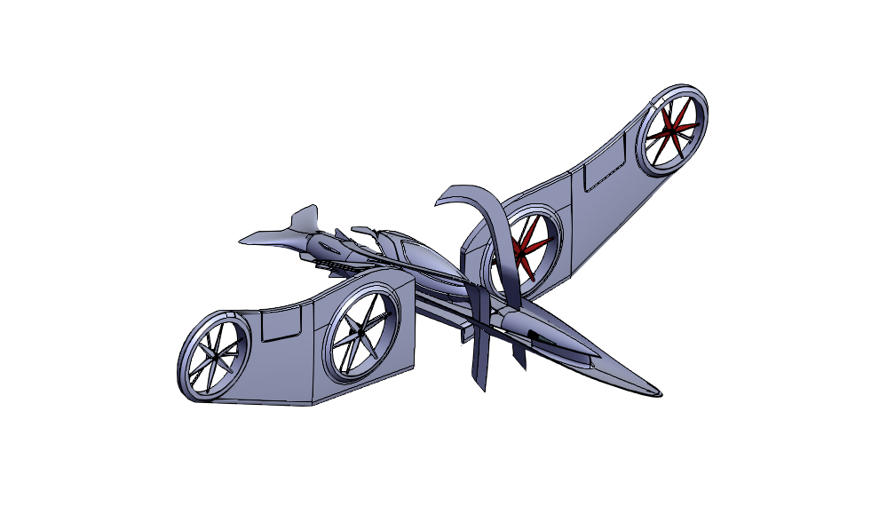 SOLIDWORKS模型免费下载-仿鸟无人机