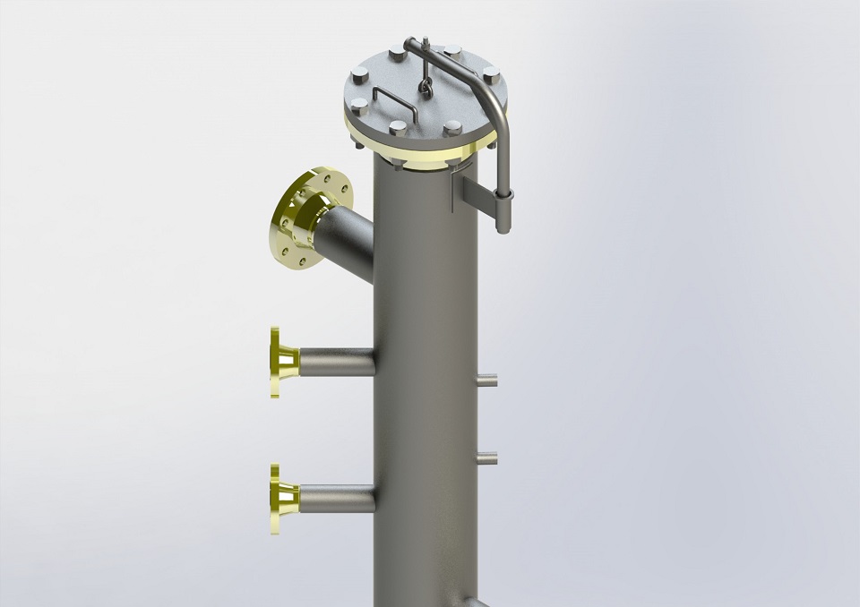 SOLIDWORKS模型图纸免费下载-气体过滤器