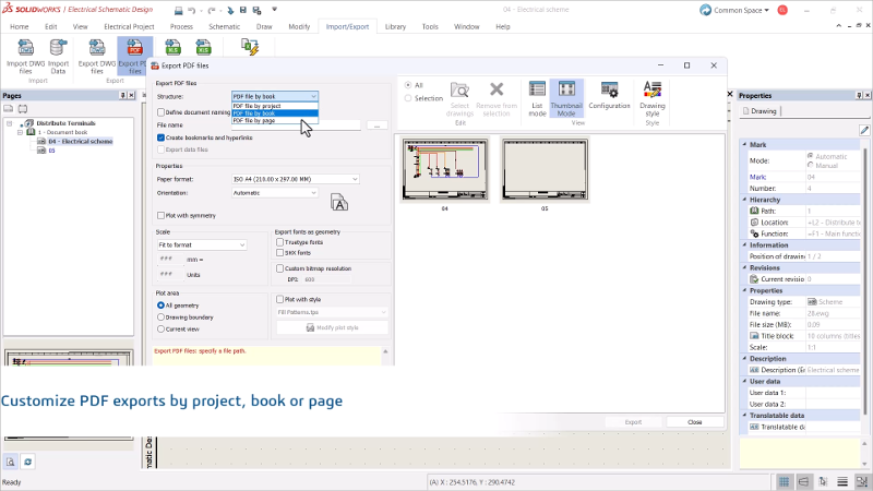 SOLIDWORKS Electrical Schematic Designer R2025x FD02 的新功能