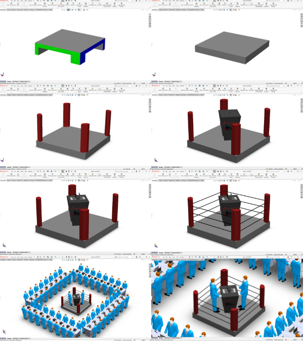 SOLIDWORKS技术博客：EgyptSWUG设计戒指竞技场的制作