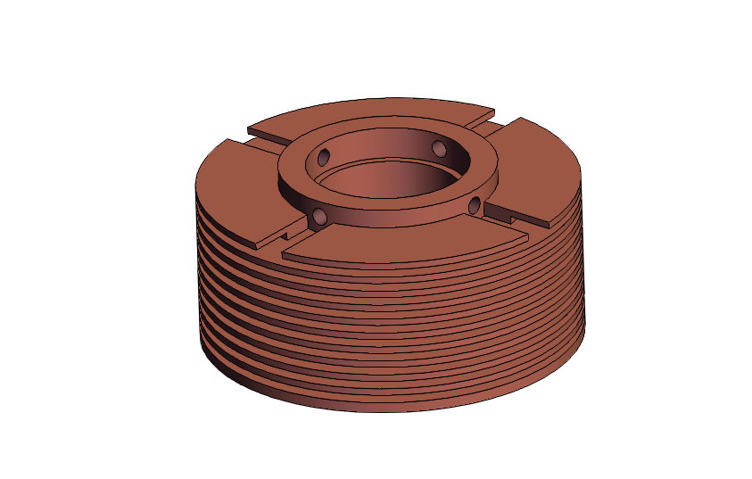 SOLIDWORKS模型图纸免费下载-散热盘