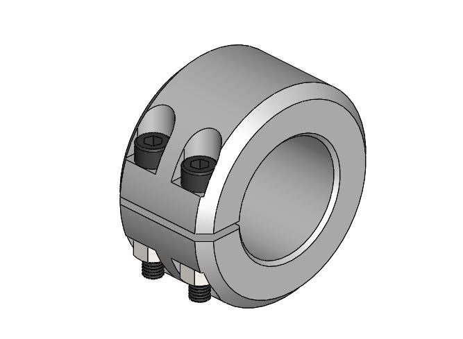 SOLIDWORKS模型图纸免费下载-轴领夹