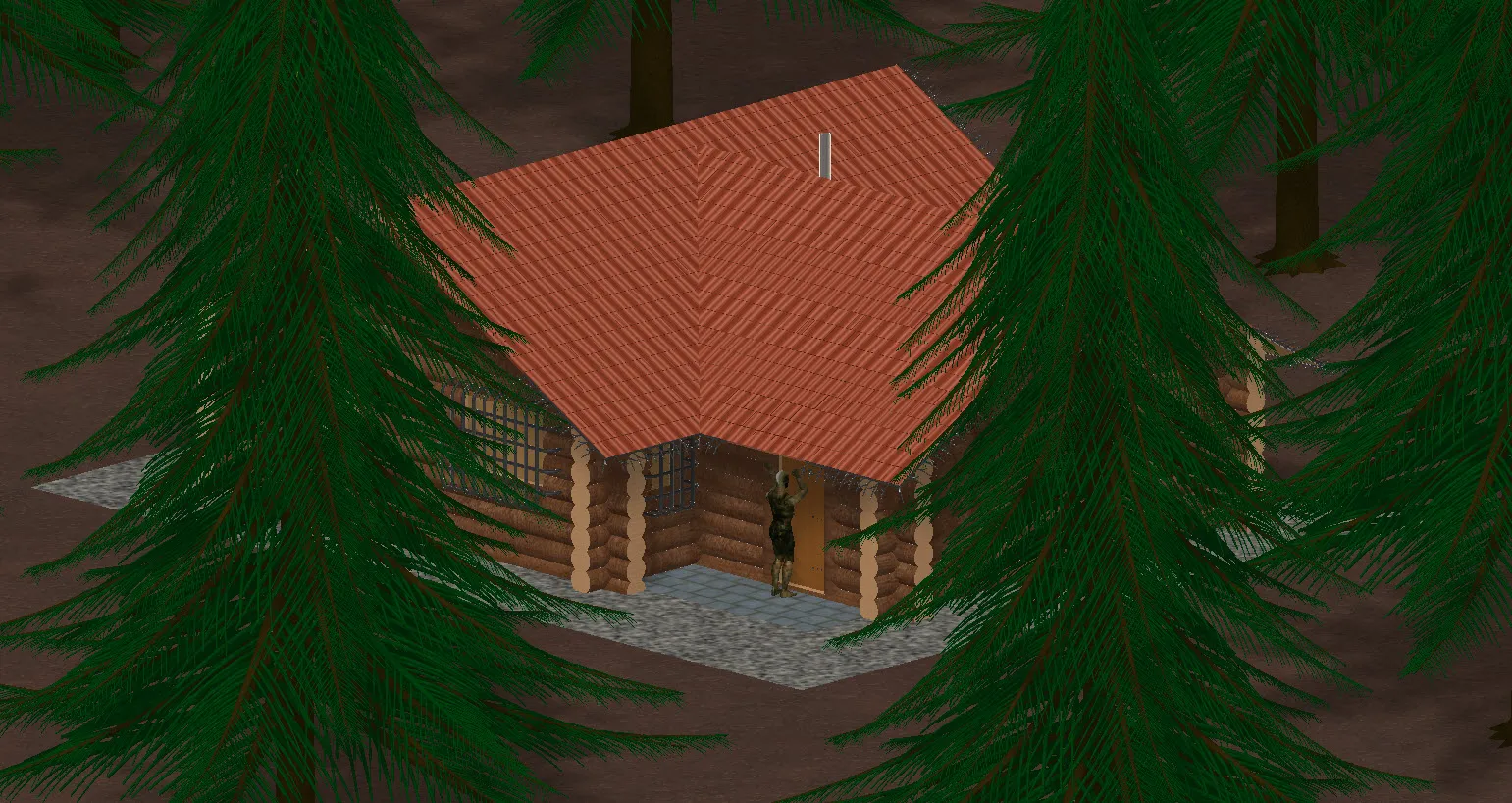 抵御僵尸攻击的房子