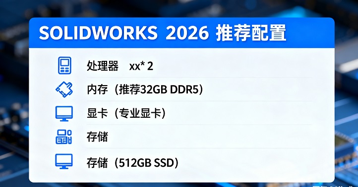 SOLIDWORKS 2026各版本硬件与系统要求全解析：差异对比与配置指南
