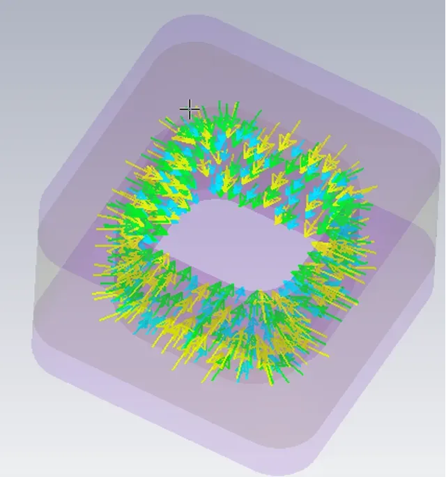 线圈中的洛伦兹力仿真