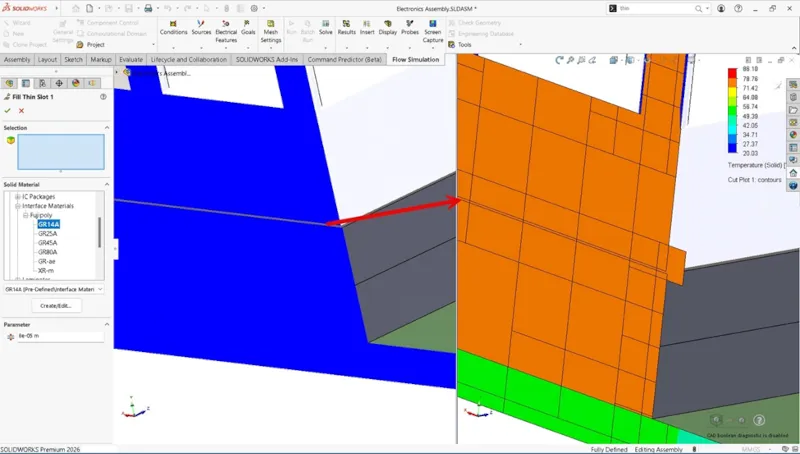 自动填充薄缝隙