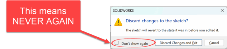 SOLIDWORKS信息提示
