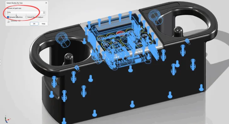 SOLIDWORKS 2026 中使用新的选择筛选器 SOLIDWORKS 2026 中使用新的选择筛选器