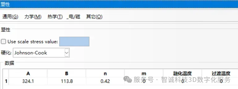工件材质铝合金