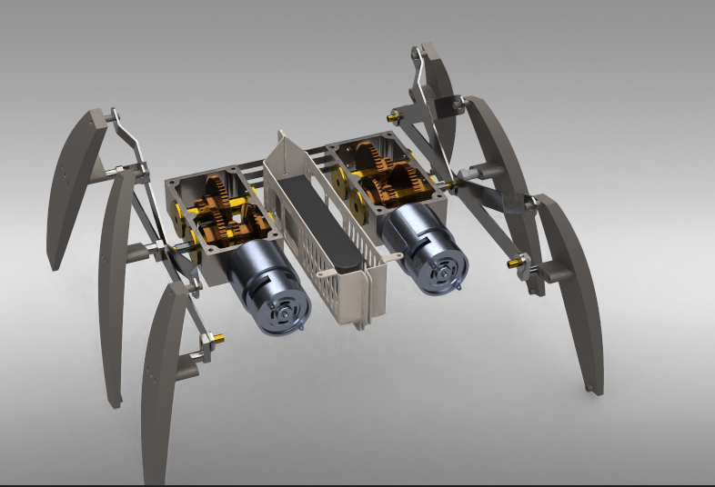 SOLIDWORKS模型图纸免费下载-机器牡鹿甲虫