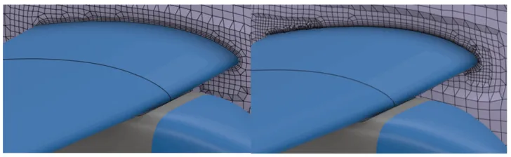 SIMULIA 流体动力学工程师中的人体贴合网格。 SIMULIA 流体动力学工程师中的人体贴合网格。