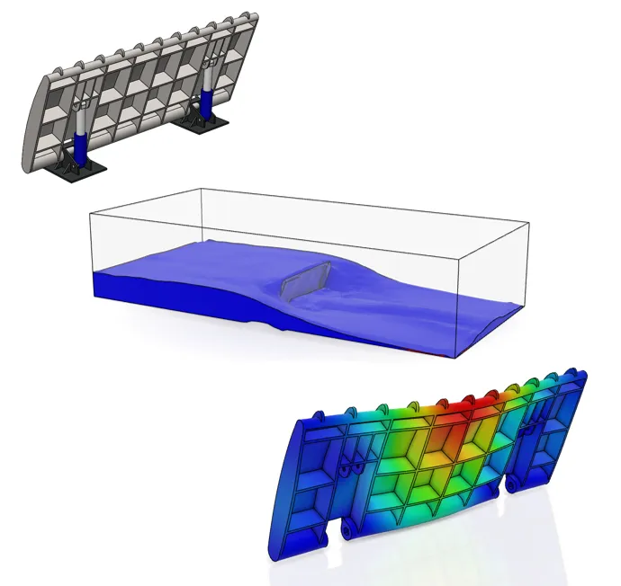 CAD模型、流体仿真和结构仿真 CAD模型、流体仿真和结构仿真
