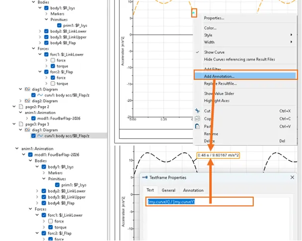 曲线注释功能增强