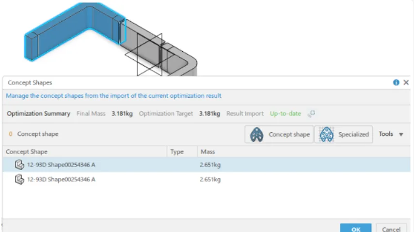 生成和管理概念形状