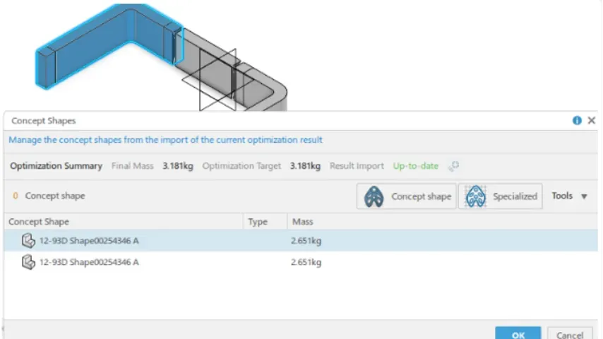 生成和管理概念形状