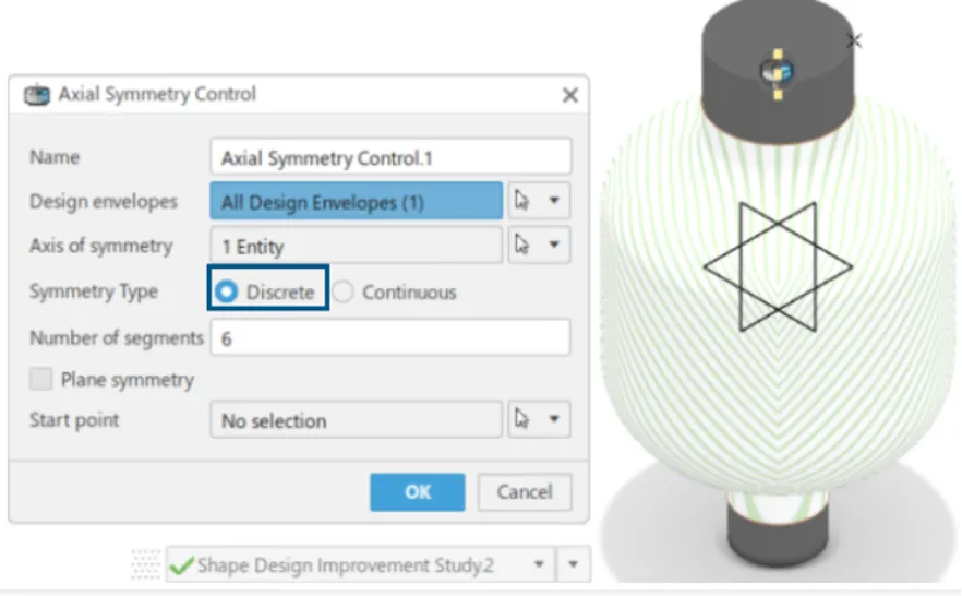 循环对称约束被轴对称约束取代