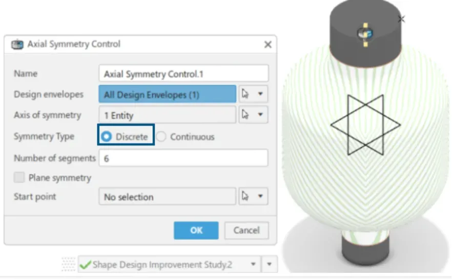 循环对称约束被轴对称约束取代