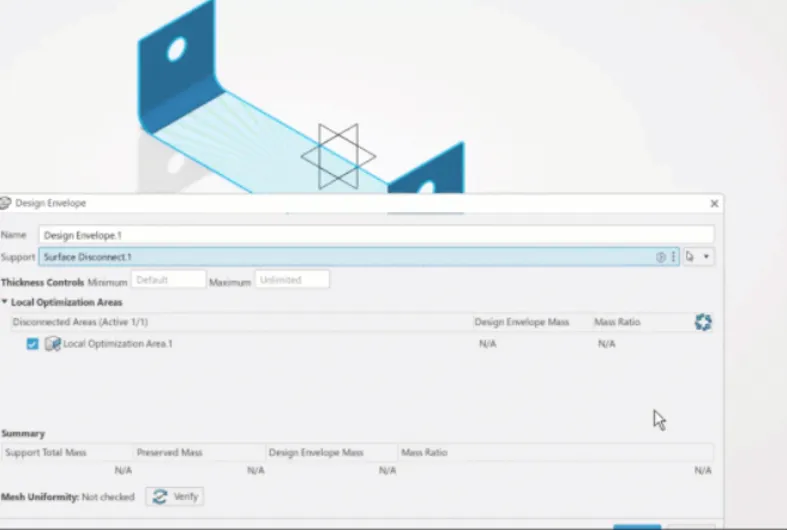 非均匀厚度模型的质量报告