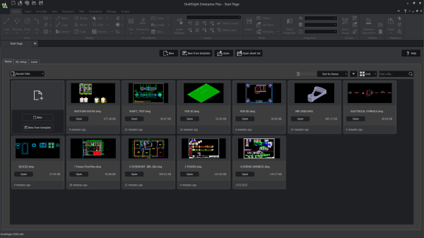 DraftSight 最新文档按名称排序