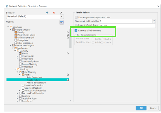 开启“移除失败元素”选项