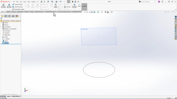 创建偏移草图平面