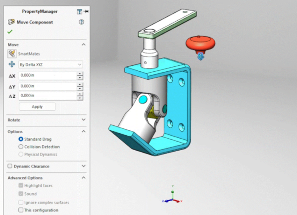 通过一个 delta 值移动分量 通过一个 delta 值移动分量