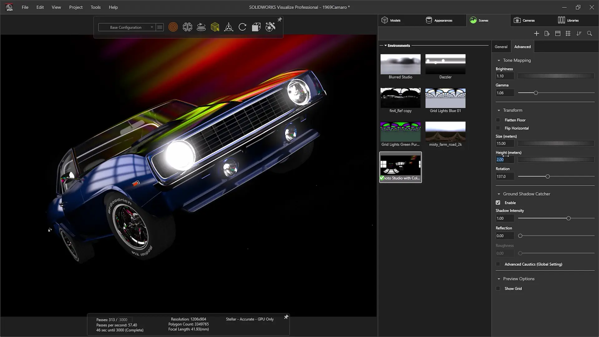 3个简单方法：用SOLIDWORKS Visualize让渲染效果更逼真