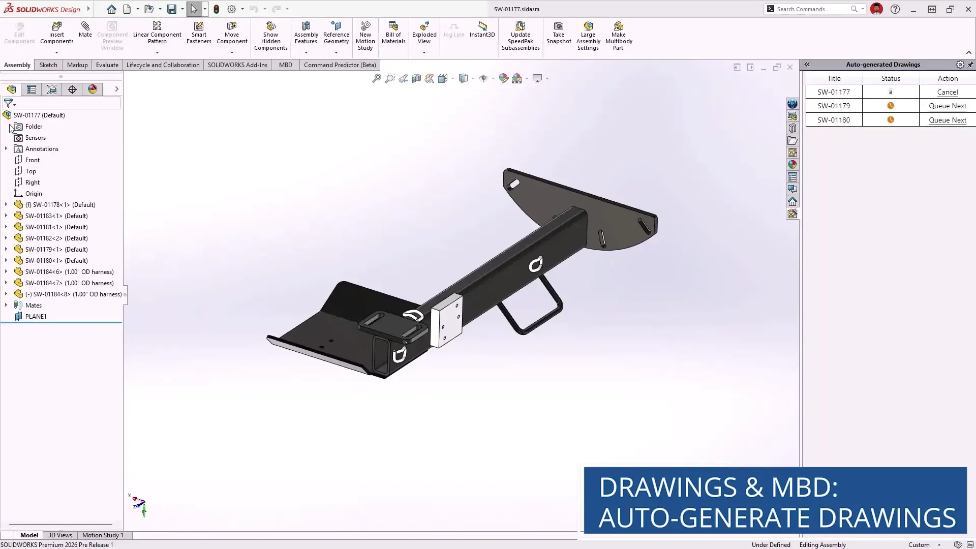 SOLIDWORKS 2026工程图与基于模型的定义MBD新功能 | 绘图AI