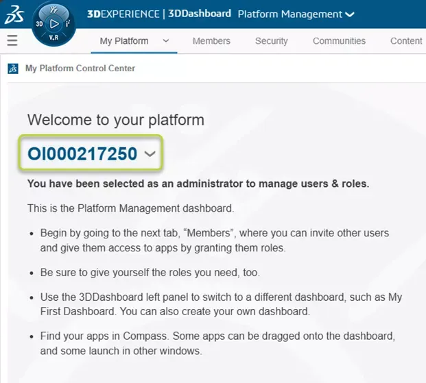 如何修改你的 3DEXPERIENCE 平台名称与组织名称？