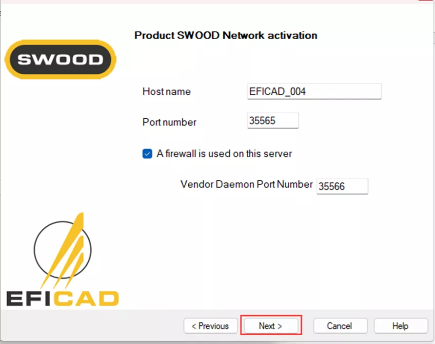 服务器名称正确，且 35565 端口未被占用