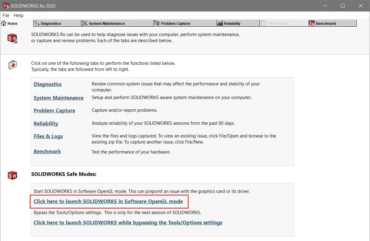 SOLIDWORKS 软件版 OpenGL 模式解析 SOLIDWORKS 软件版 OpenGL 模式解析