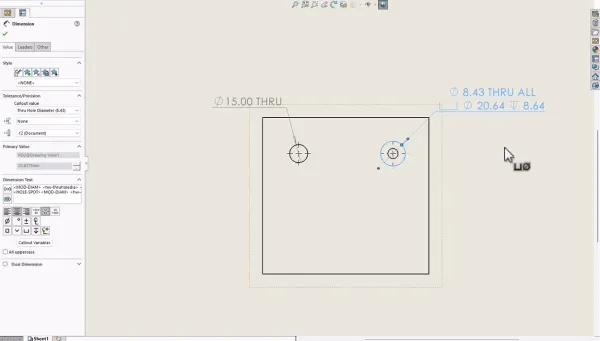 图纸上显示的孔洞标注信息 图纸上显示的孔洞标注信息
