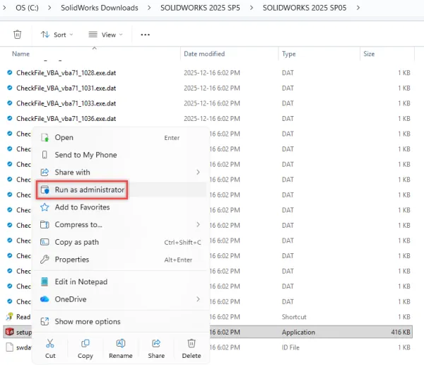 运行SOLIDWORKS的setup.exe 运行SOLIDWORKS的setup.exe