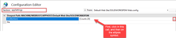访问IIS的应用设置