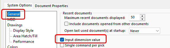 启用尺寸值即时输入功能 启用尺寸值即时输入功能