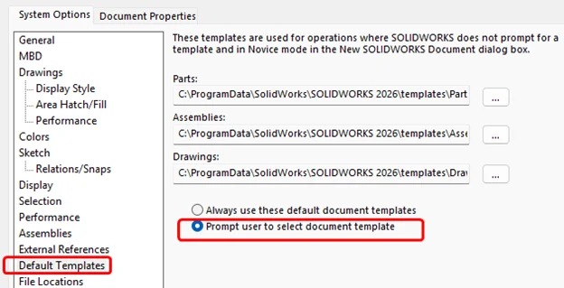 修改默认模板与单位设置 修改默认模板与单位设置