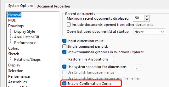 开启SOLIDWORKS 图形窗口右上角的一个标志性功能区域