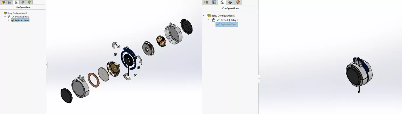 爆炸视图制作动画