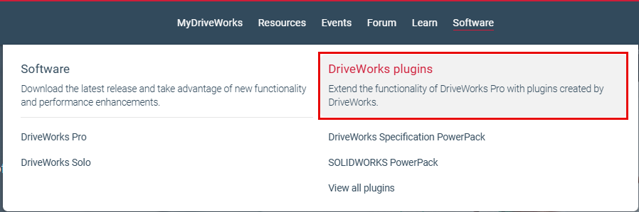 在 DriveWorks 官方社区网站即可下载所有功能包。 在 DriveWorks 官方社区网站即可下载所有功能包。