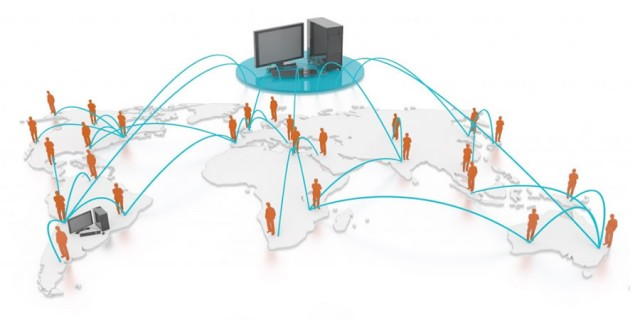 多台用户设备通过网络许可证访问 SolidCAM