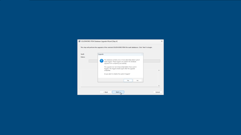 SOLIDWORKS PDM 数据库升级向导 SOLIDWORKS PDM 数据库升级向导