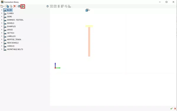 点击导入图标，即可打开连接器库交换窗口。