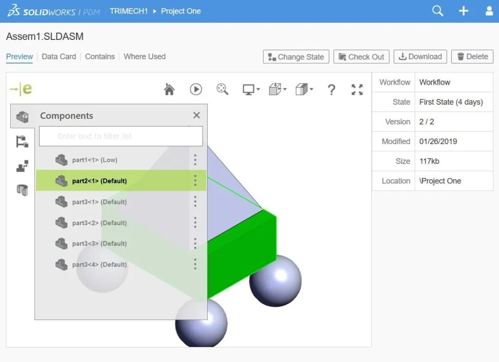 SOLIDWORKS PDM Web2 接口