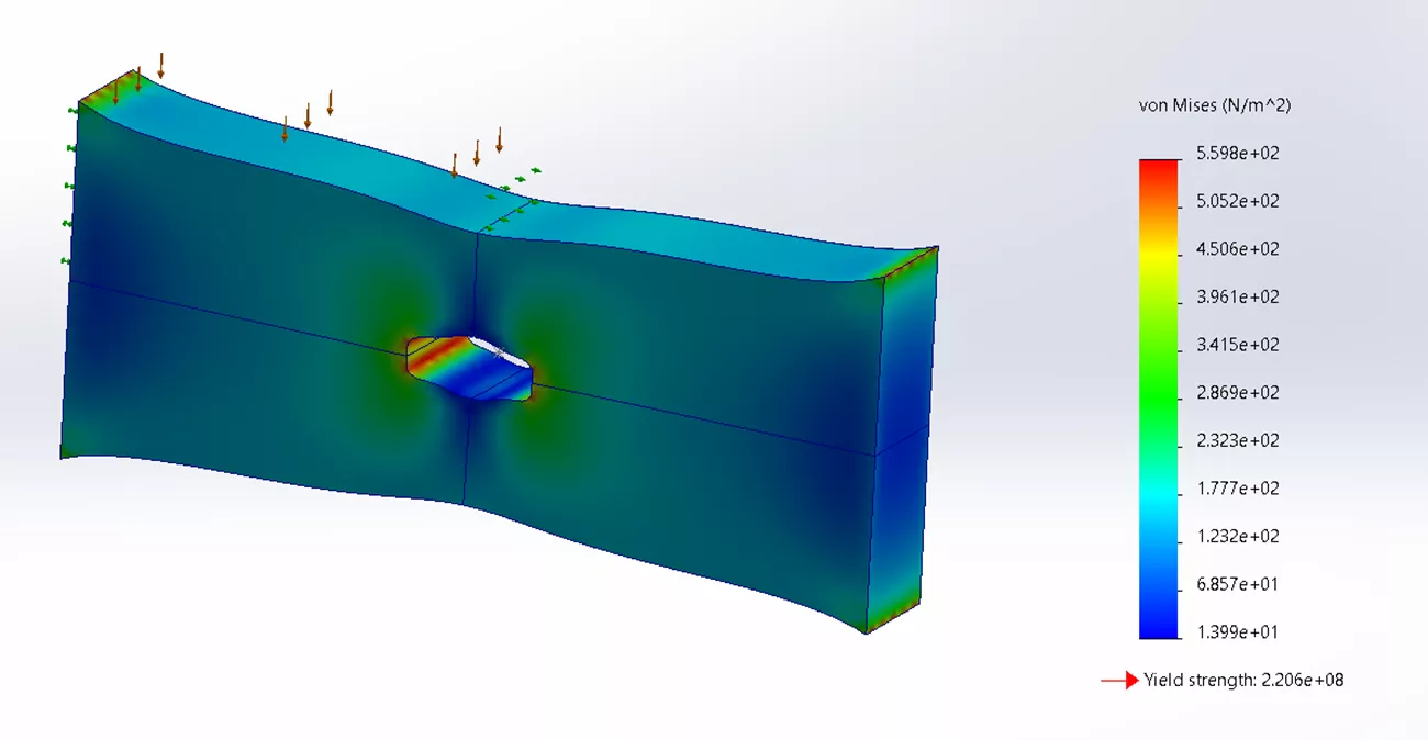 SOLIDWORKS Simulation提速神器：对称约束用法完全指南