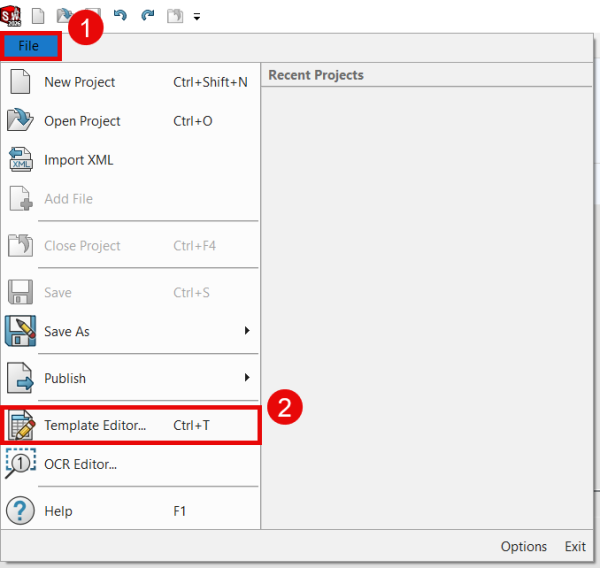 启动SOLIDWORKS Inspection编辑器