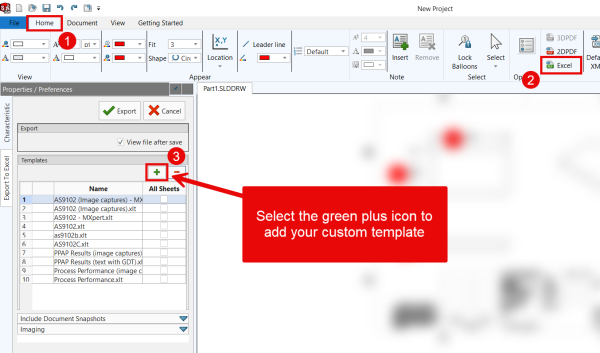 使用页脚行功能创建自定义SOLIDWORKS Inspection检测报告
