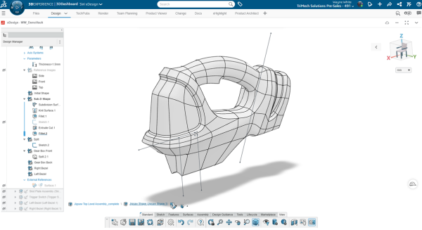 使用草图来定义分割边界。