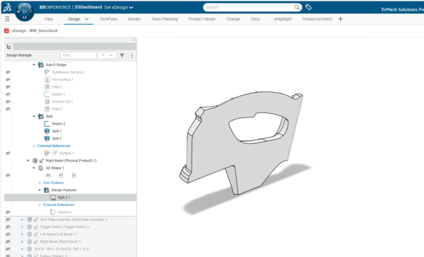 拼图体的一半被隔离